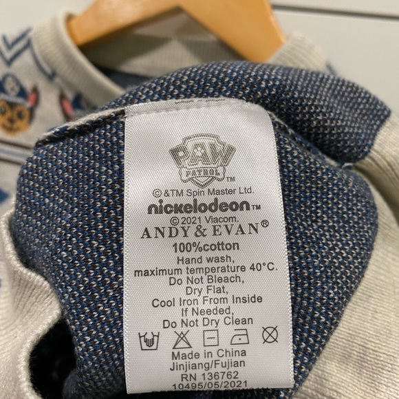 Paw Patrol Sweater NWT - Andy & Evan - Picture 5 of 5